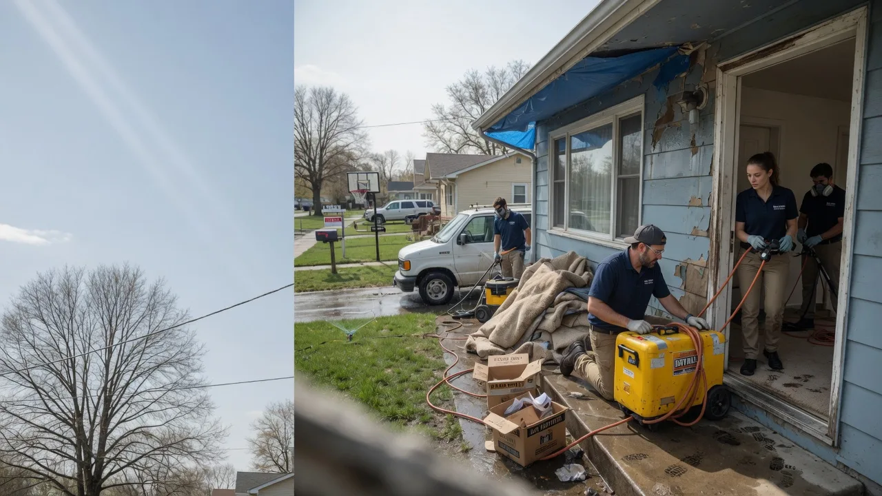 Basement Flood Cleanup in San Jose, IL near me